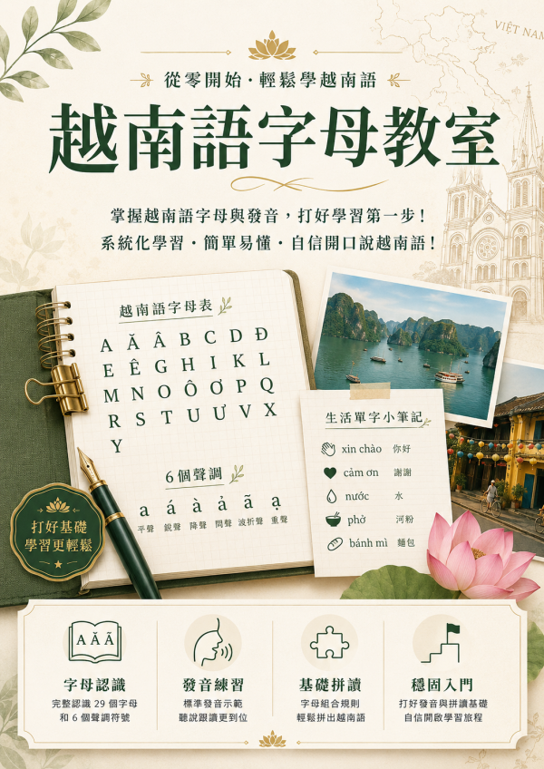 越南語字母教室