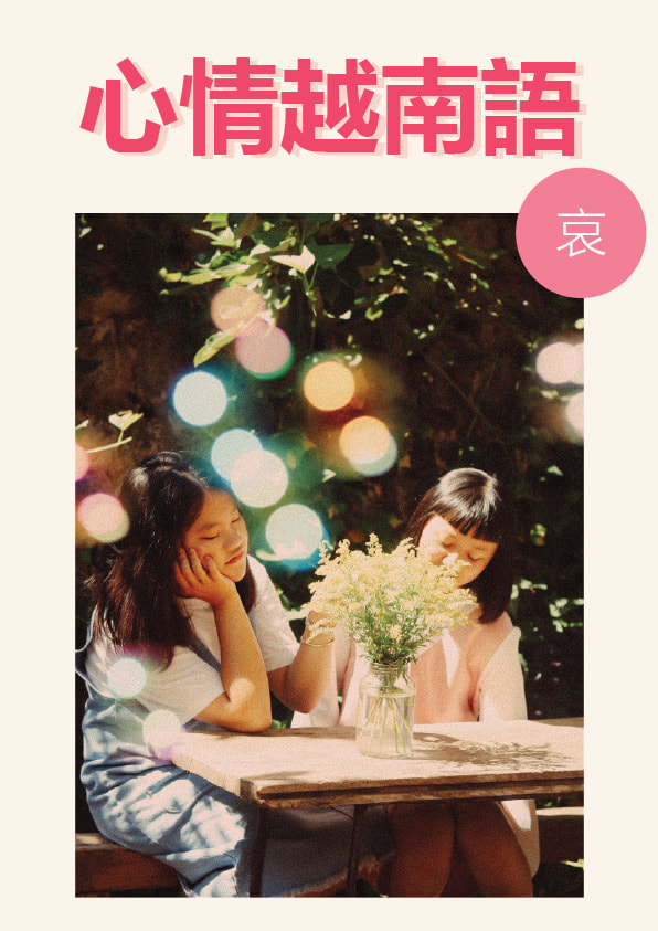 【VN832】會話班心情越南語《哀》by VVday教師群  (圖文影音課)