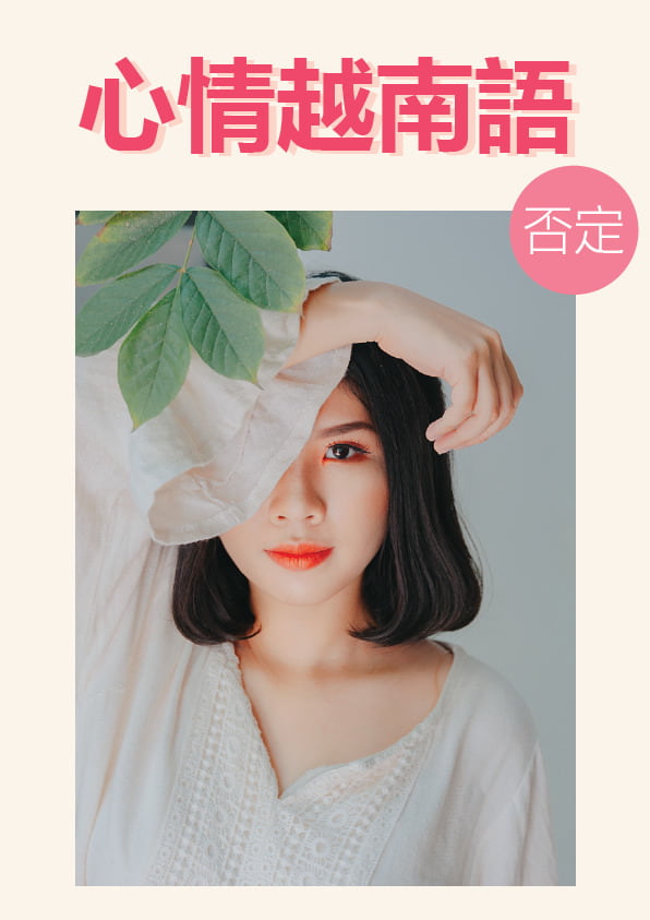 【VN833】會話班心情越南語《否定》by VVday教師群  (圖文影音課)